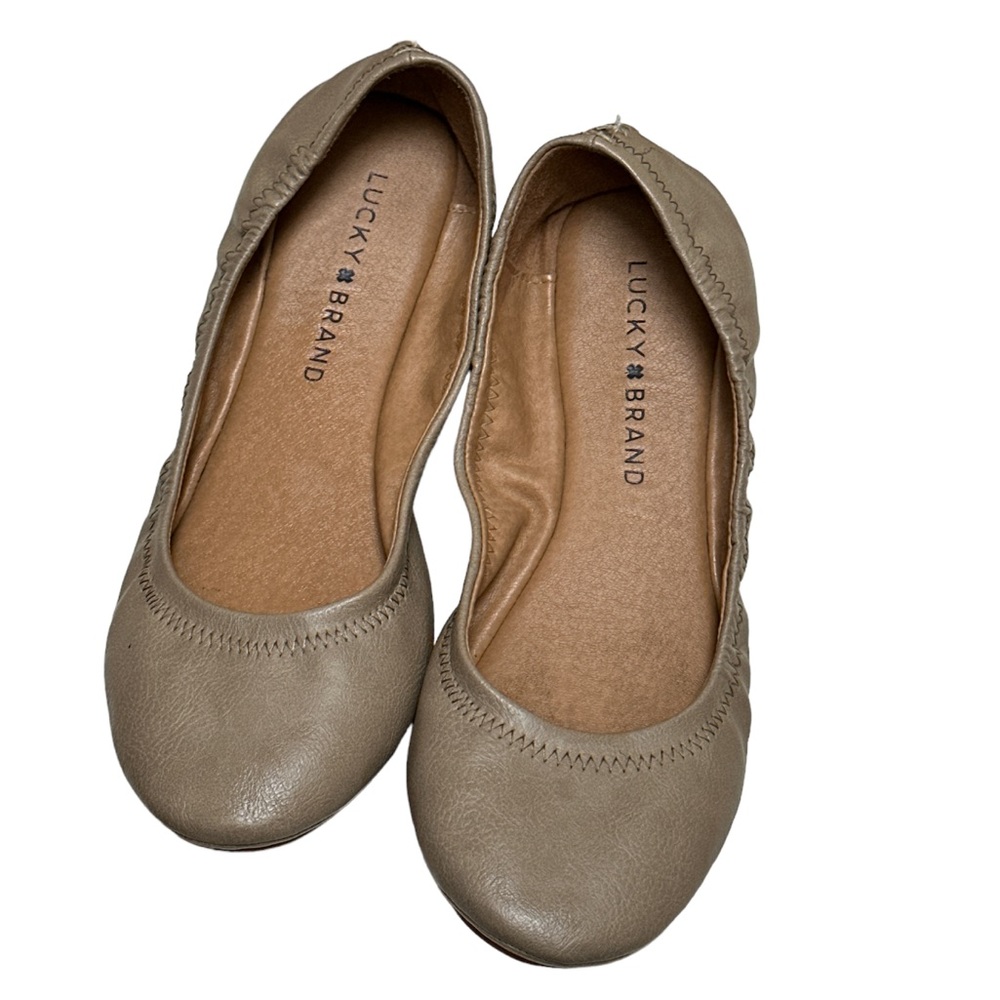Lucky Brand Emmie Flats Size 6 Nude